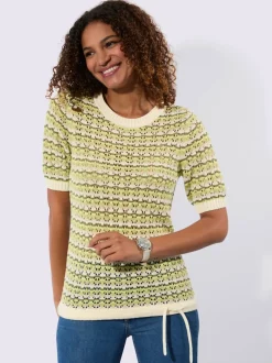 Pull ajouré coton issu de l’agriculture biologique