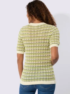 Pull ajouré coton issu de l’agriculture biologique