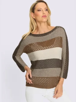 Pull ajouré motif ajouré léger