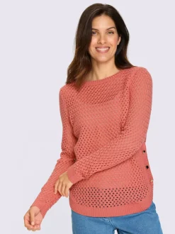 Pull ajouré motif ajouré léger