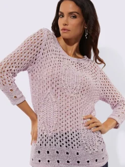 Pull ajouré qualité estivale