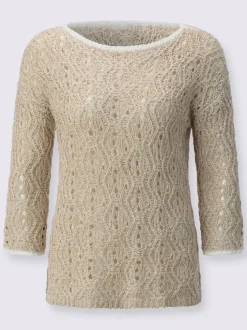 Pull ajouré superbe motif ajouré