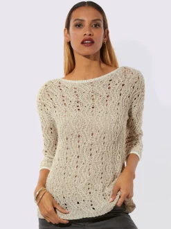 Pull ajouré superbe motif ajouré