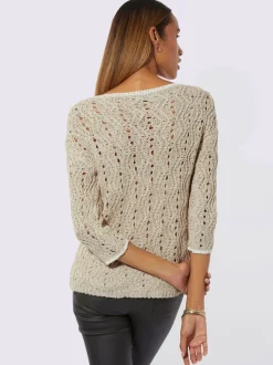 Pull ajouré superbe motif ajouré