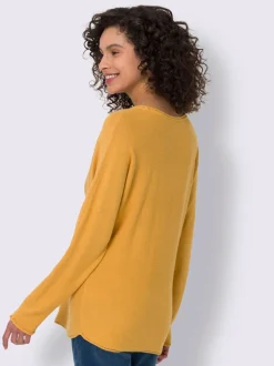 Pull chauve-souris bords roulés