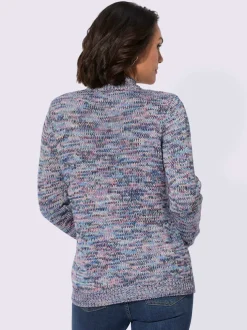 Pull à col montant 55% coton
