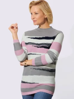Pull à col montant 50% coton