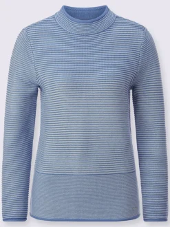 Pull à col montant 50% coton