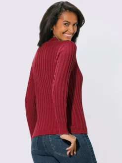 Pull à col montant 50% coton