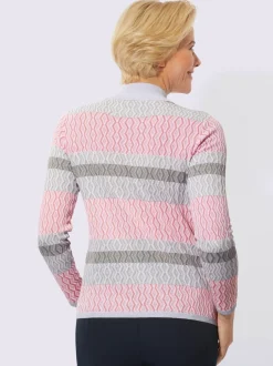 Pull à col montant jacquard