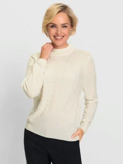 Pull à col montant toucher doux et agréable