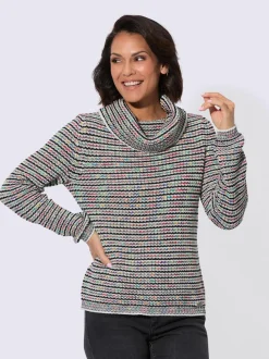 Pull à col roulé 50% coton