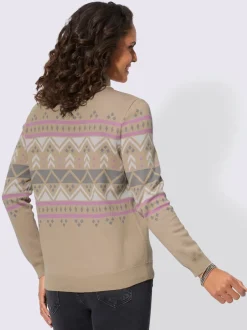 Pull à col roulé 50% coton