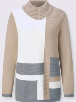 Pull à col roulé 58% coton