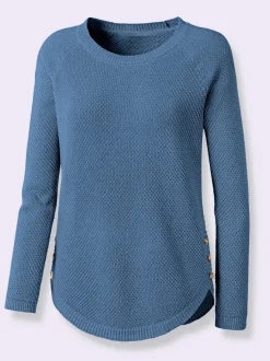 Pull encolure ronde 50% coton