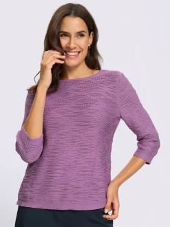 Pull en coton superbe motif tricoté