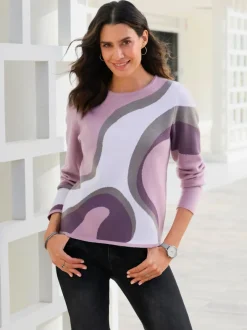 Pull en tricot avec viscose (ecovero)