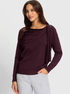 Pull en tricot fin 70% viscose (ecovero)