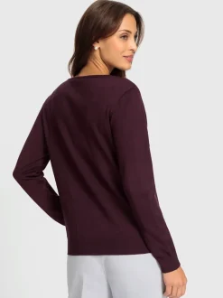 Pull en tricot fin 70% viscose (ecovero)