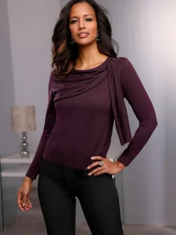 Pull en tricot fin 70% viscose (ecovero)