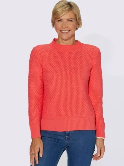 Pull femme très doux effet maillé