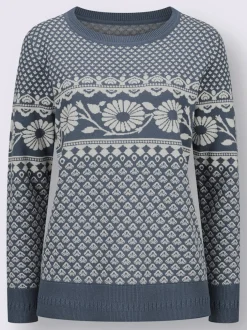 Pull jacquard tricot jacquard de qualité
