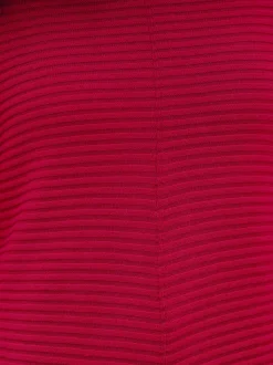 Pull long col rond avec boutons décoratifs dorés sur les manches
