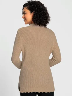 Pull long coupe affinante