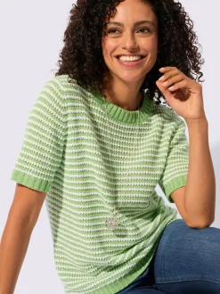 Pull à manches courtes 50% coton