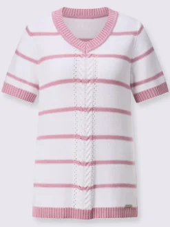 Pull à manches courtes 50% coton