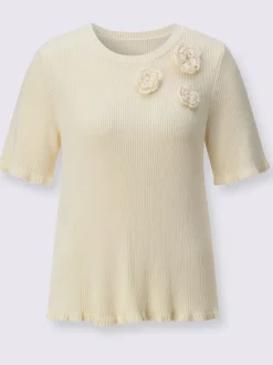 Pull à manches courtes 42% viscose