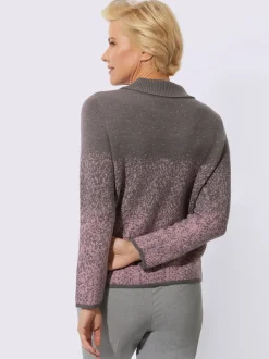 Pull à manches longues avec laine