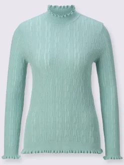 Pull à manches longues avec viscose (ecovero)