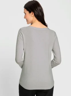 Pull à manches longues avec viscose (ecovero)