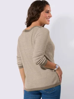 Pull à manches longues 50% coton