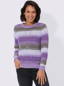 Pull à manches longues 55% coton