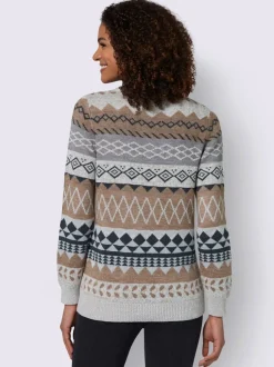Pull à manches longues 65% coton
