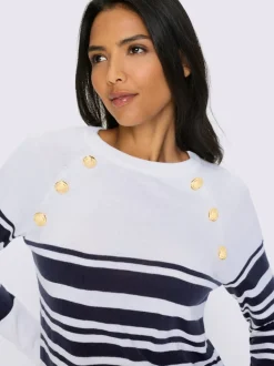 Pull à manches longues manches raglan