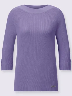 Pull à manches 3/4 pur coton