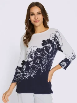 Pull à manches 3/4 60% viscose (ecovero)