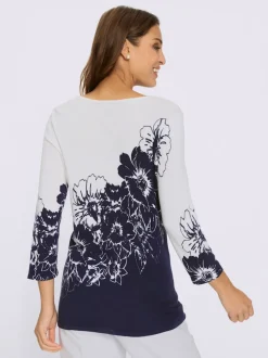 Pull à manches 3/4 60% viscose (ecovero)