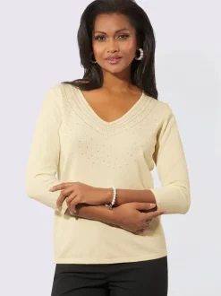 Pull à manches 3/4 70% viscose (ecovero)
