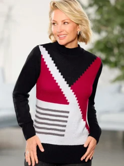 Pull motif intarsia