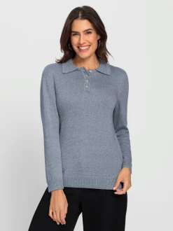 Pull polo 50% coton