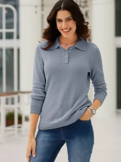 Pull polo 50% coton