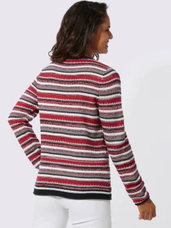 Pull à rayures 62% coton