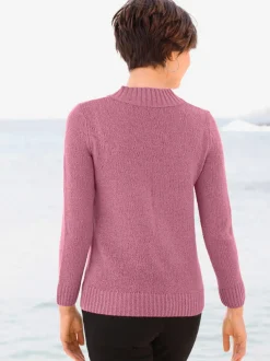 Pull tricot avec encolure v