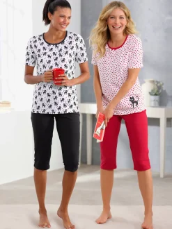 Pyjama court jersey fin