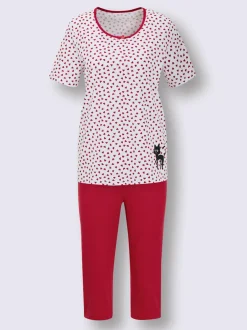 Pyjama court jersey fin