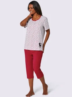 Pyjama court jersey fin